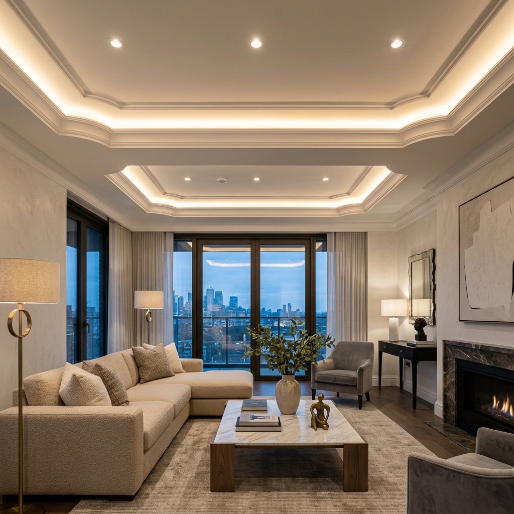 Premium custom false ceiling design in Bangalore by GSS